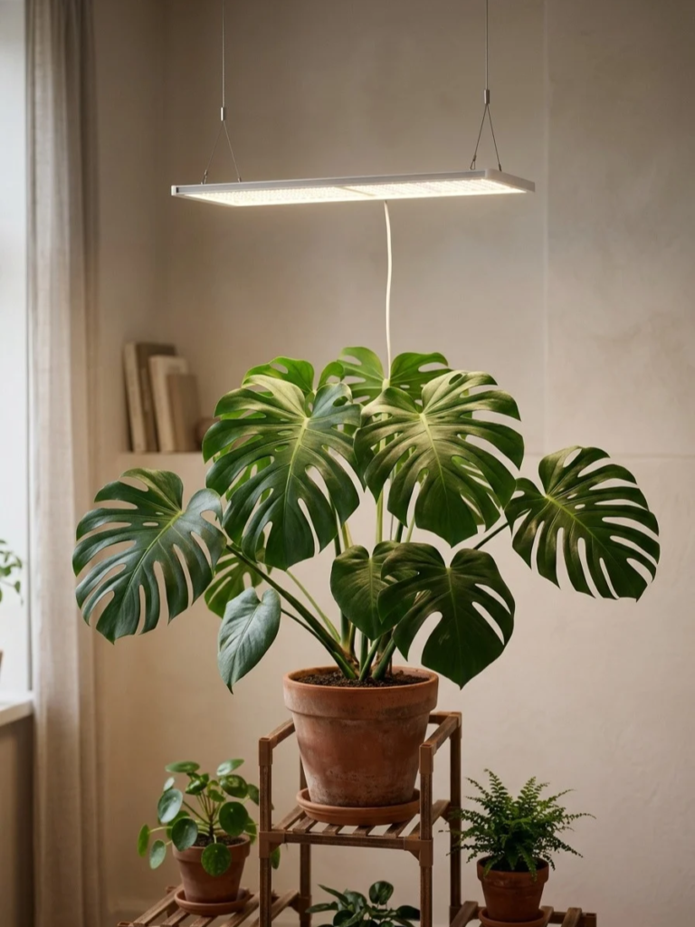 How to Use a Grow Light for Monstera